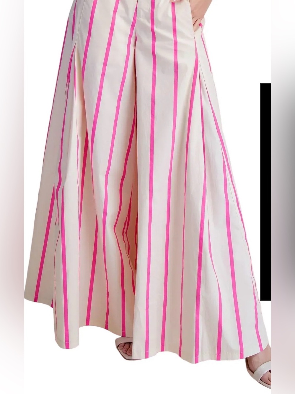 Glam Hot Pink High Waist Wide-Leg Glam Hot Pink High Waist Wide-Leg Pants